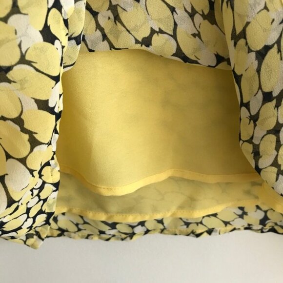 Mimimum yellow pattern blouse euro Size 36/small NWT - Picture 5 of 12